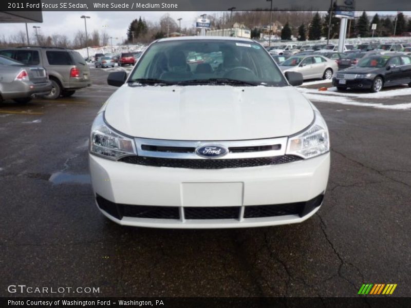 White Suede / Medium Stone 2011 Ford Focus SE Sedan