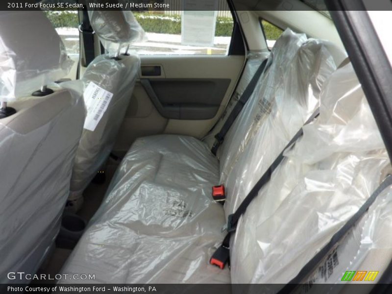 White Suede / Medium Stone 2011 Ford Focus SE Sedan