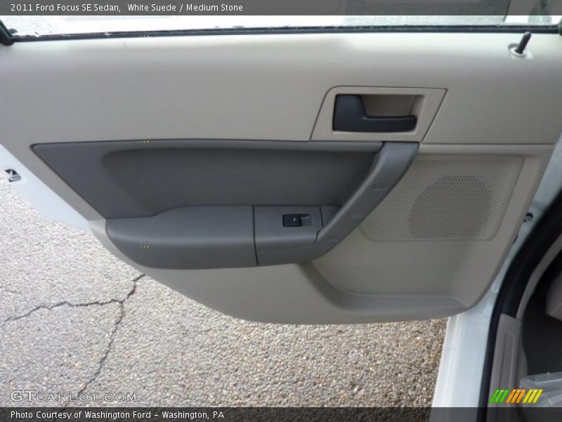 White Suede / Medium Stone 2011 Ford Focus SE Sedan