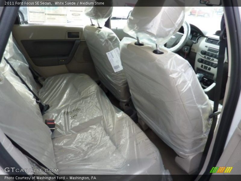 White Suede / Medium Stone 2011 Ford Focus SE Sedan