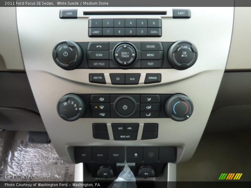 White Suede / Medium Stone 2011 Ford Focus SE Sedan