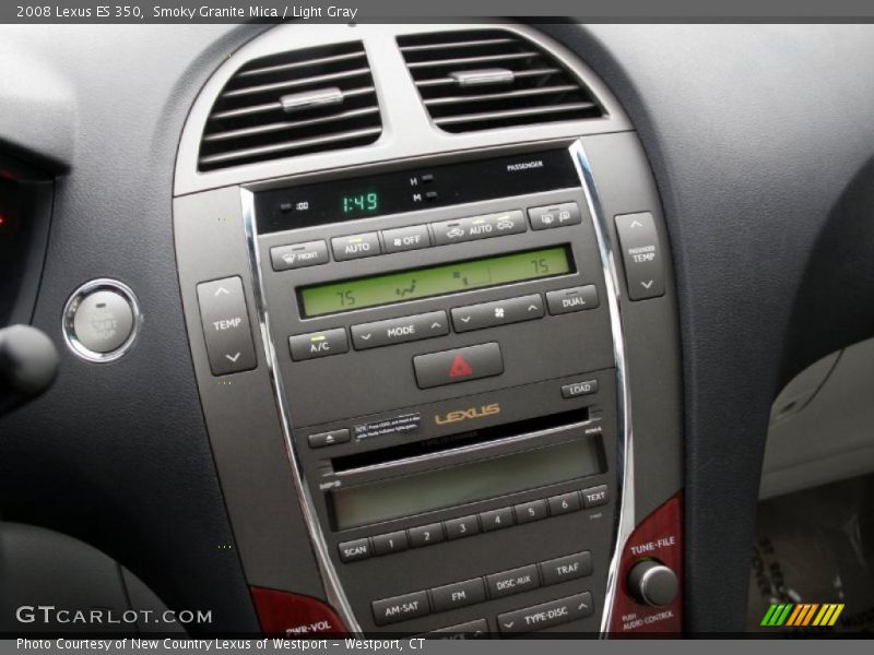 Controls of 2008 ES 350