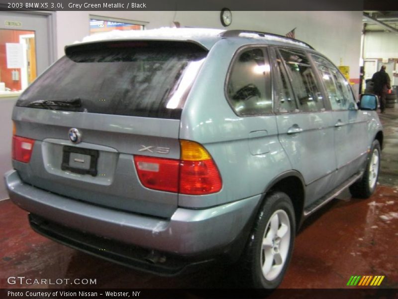 Grey Green Metallic / Black 2003 BMW X5 3.0i