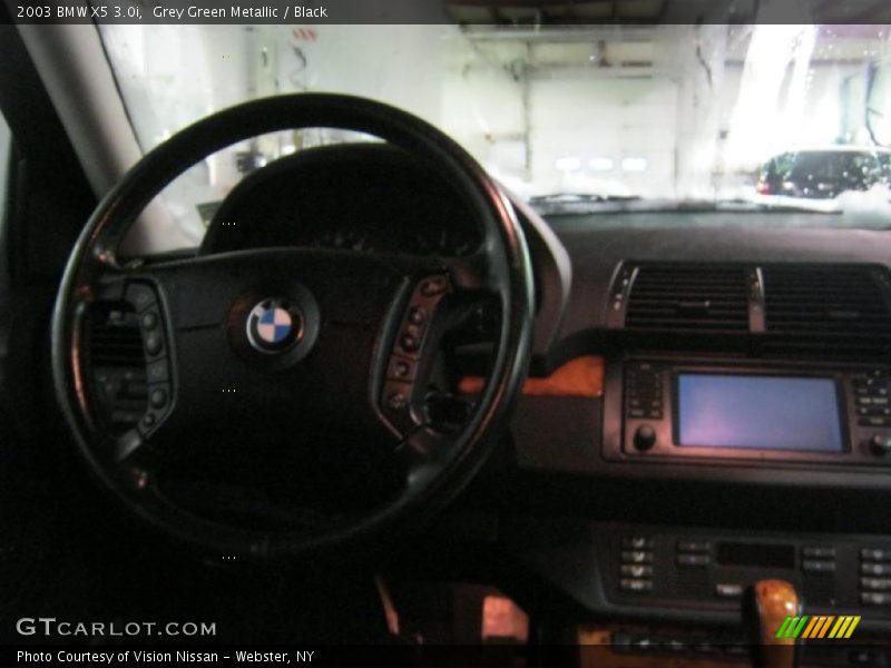 Grey Green Metallic / Black 2003 BMW X5 3.0i