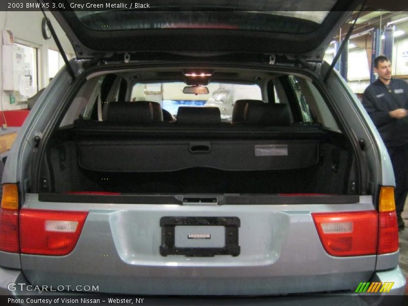 Grey Green Metallic / Black 2003 BMW X5 3.0i