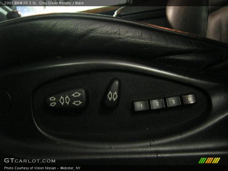 Grey Green Metallic / Black 2003 BMW X5 3.0i