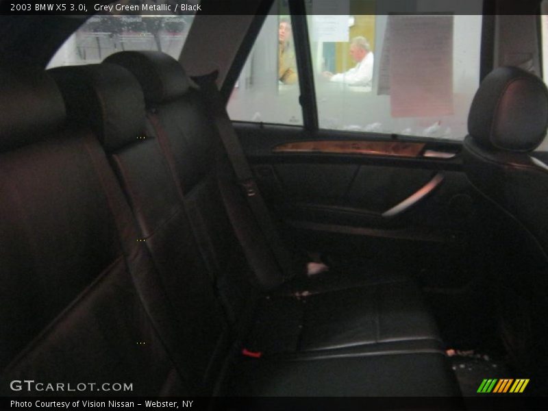 Grey Green Metallic / Black 2003 BMW X5 3.0i