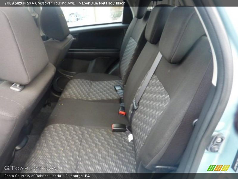  2009 SX4 Crossover Touring AWD Black Interior