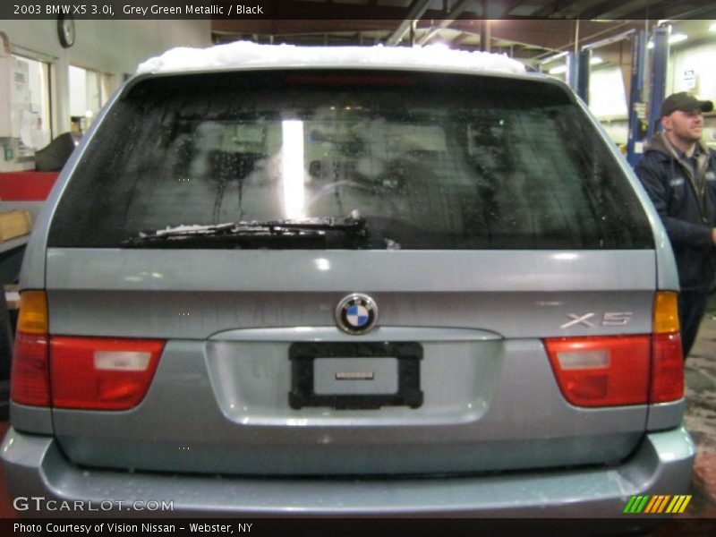 Grey Green Metallic / Black 2003 BMW X5 3.0i