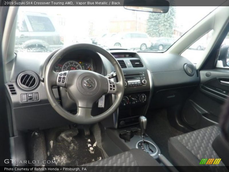 Black Interior - 2009 SX4 Crossover Touring AWD 