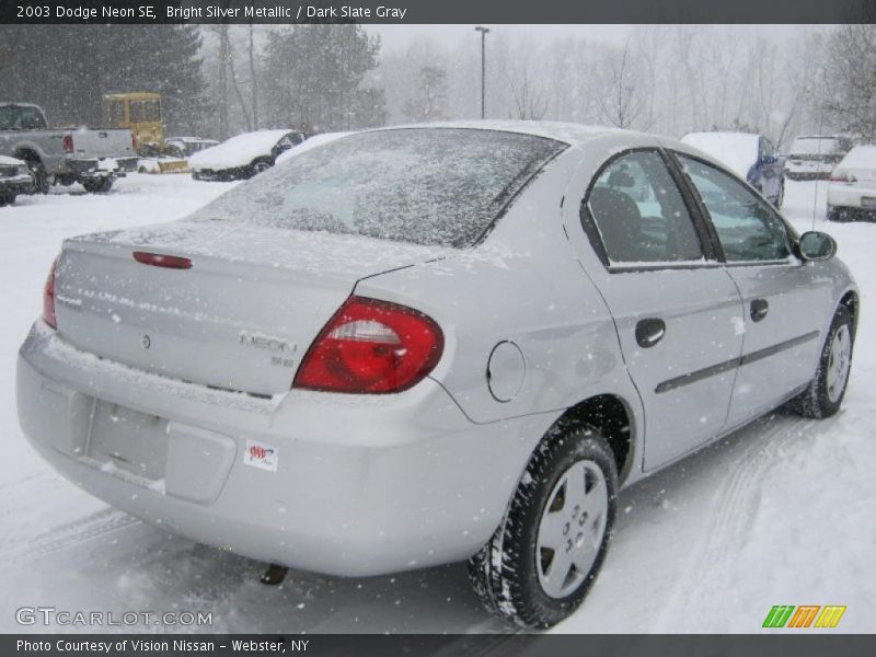 Bright Silver Metallic / Dark Slate Gray 2003 Dodge Neon SE