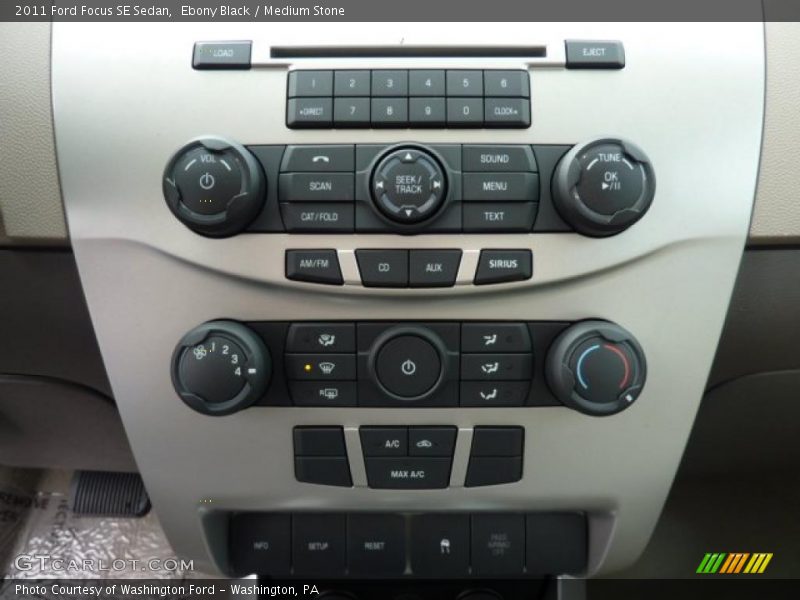 Ebony Black / Medium Stone 2011 Ford Focus SE Sedan