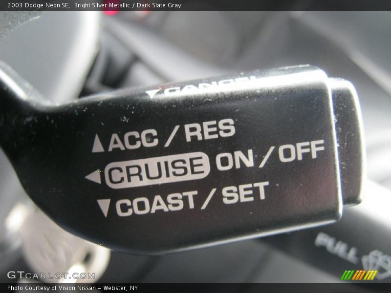 Bright Silver Metallic / Dark Slate Gray 2003 Dodge Neon SE