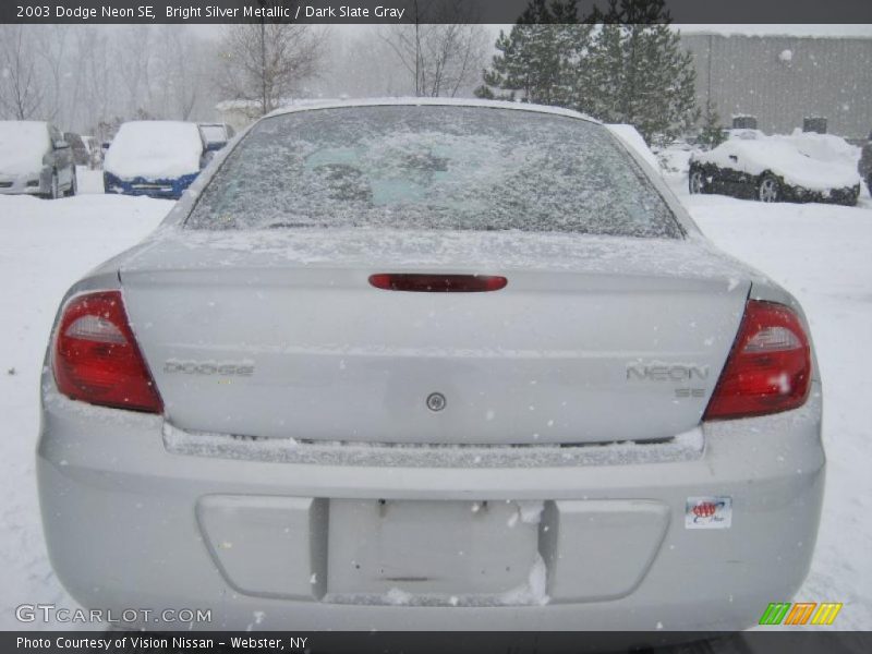 Bright Silver Metallic / Dark Slate Gray 2003 Dodge Neon SE