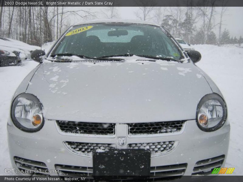 Bright Silver Metallic / Dark Slate Gray 2003 Dodge Neon SE
