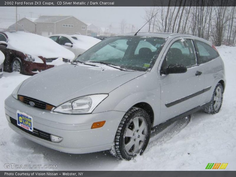 CD Silver Metallic / Dark Charcoal 2002 Ford Focus ZX3 Coupe