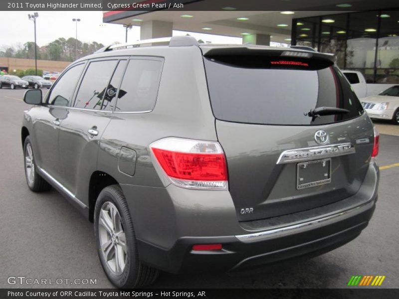 Cypress Green Pearl / Ash 2011 Toyota Highlander Limited