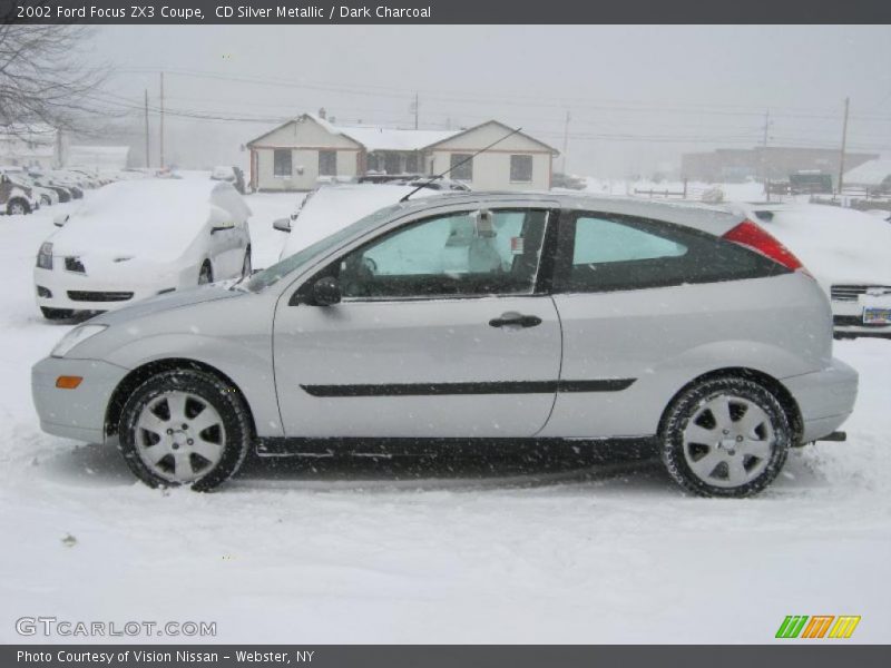 CD Silver Metallic / Dark Charcoal 2002 Ford Focus ZX3 Coupe