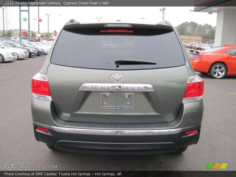 Cypress Green Pearl / Ash 2011 Toyota Highlander Limited