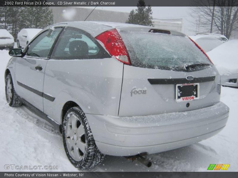 CD Silver Metallic / Dark Charcoal 2002 Ford Focus ZX3 Coupe