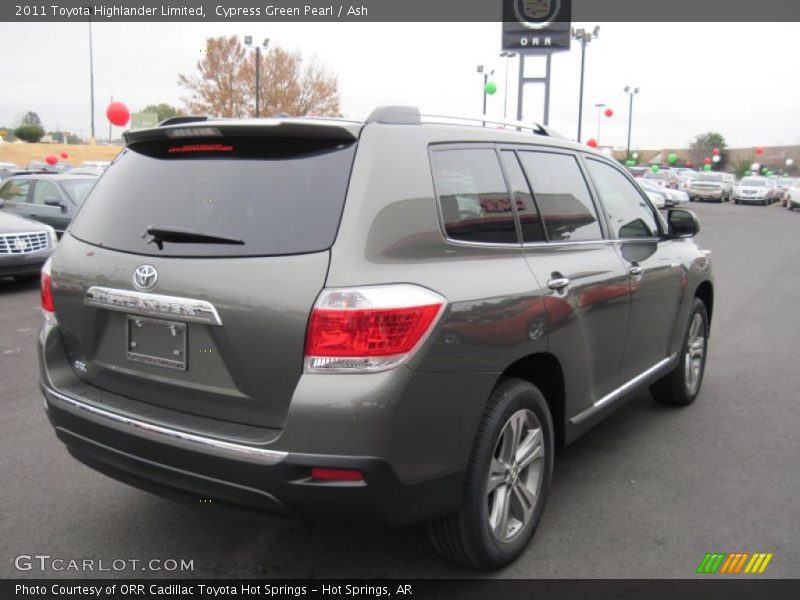 Cypress Green Pearl / Ash 2011 Toyota Highlander Limited