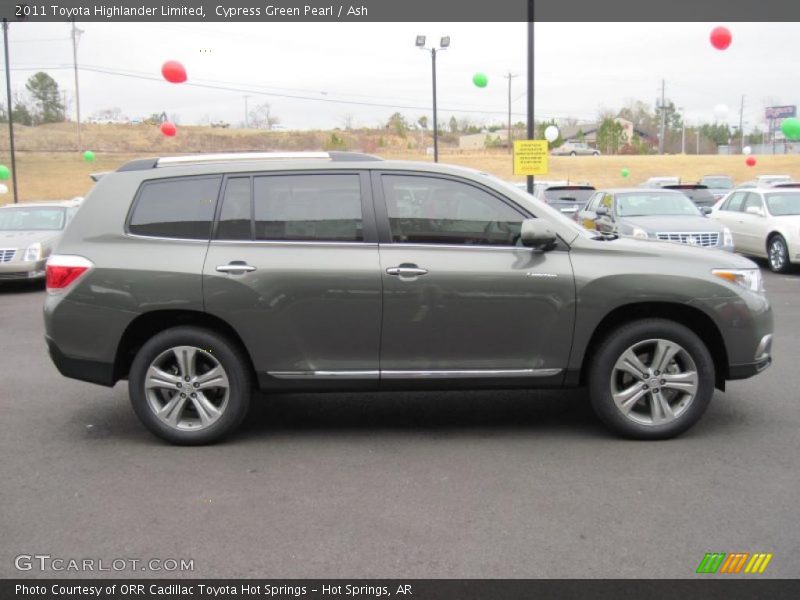 Cypress Green Pearl / Ash 2011 Toyota Highlander Limited