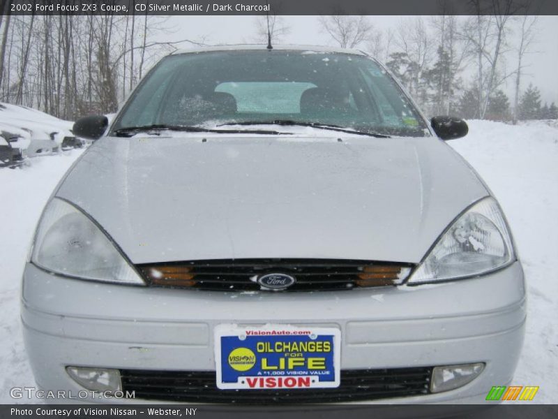 CD Silver Metallic / Dark Charcoal 2002 Ford Focus ZX3 Coupe