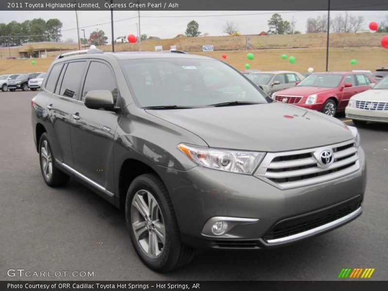 Cypress Green Pearl / Ash 2011 Toyota Highlander Limited