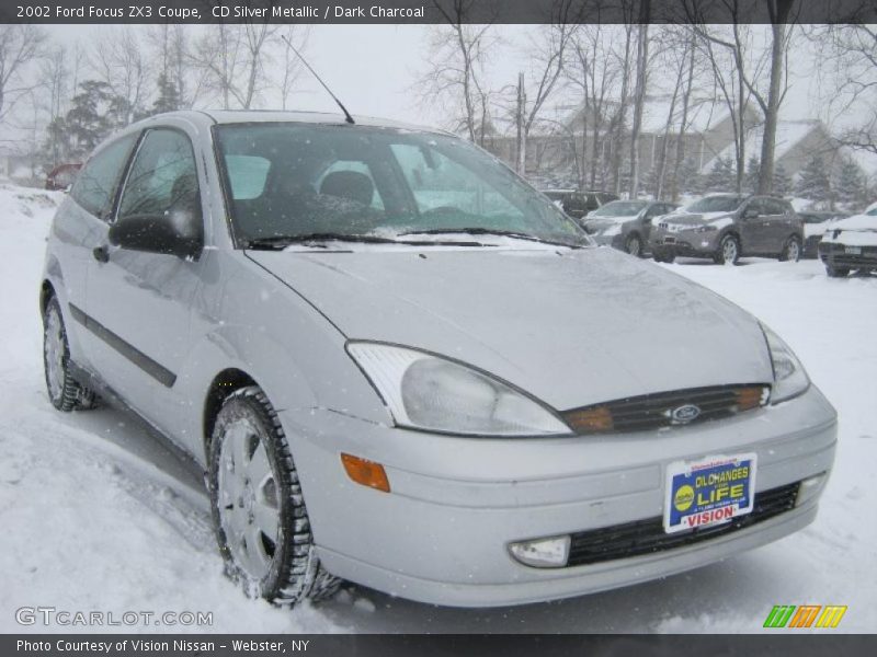 CD Silver Metallic / Dark Charcoal 2002 Ford Focus ZX3 Coupe