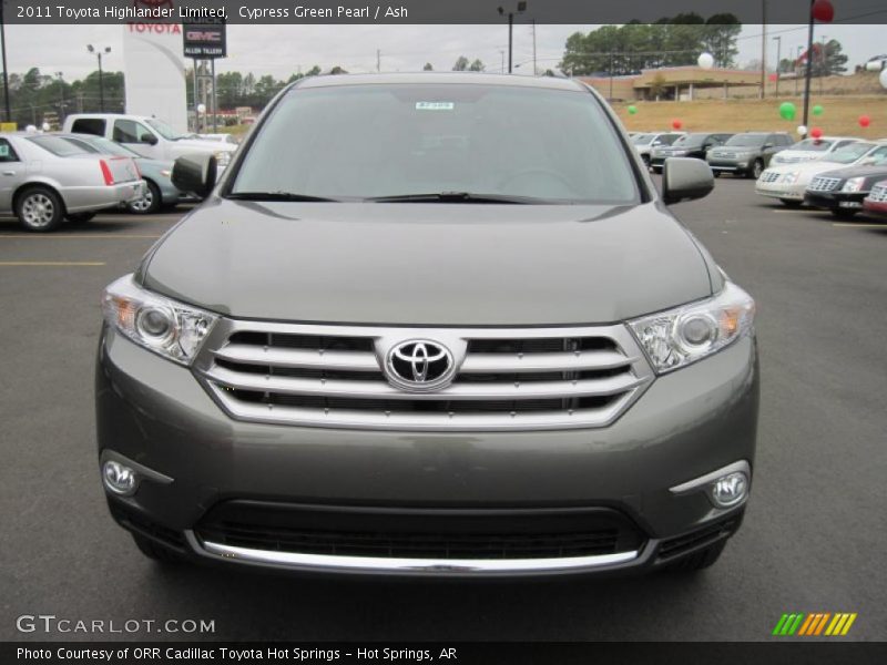 Cypress Green Pearl / Ash 2011 Toyota Highlander Limited