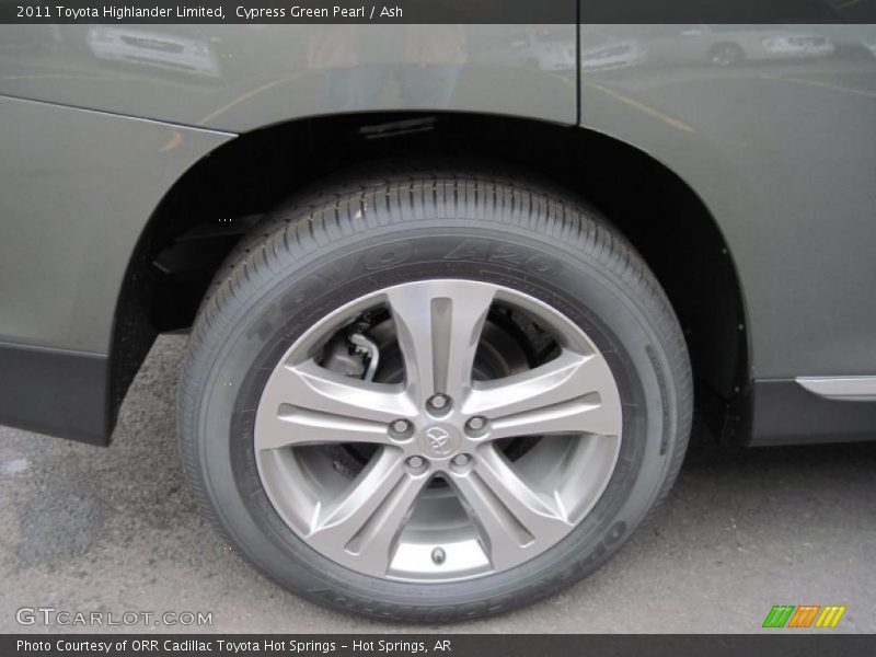 Cypress Green Pearl / Ash 2011 Toyota Highlander Limited