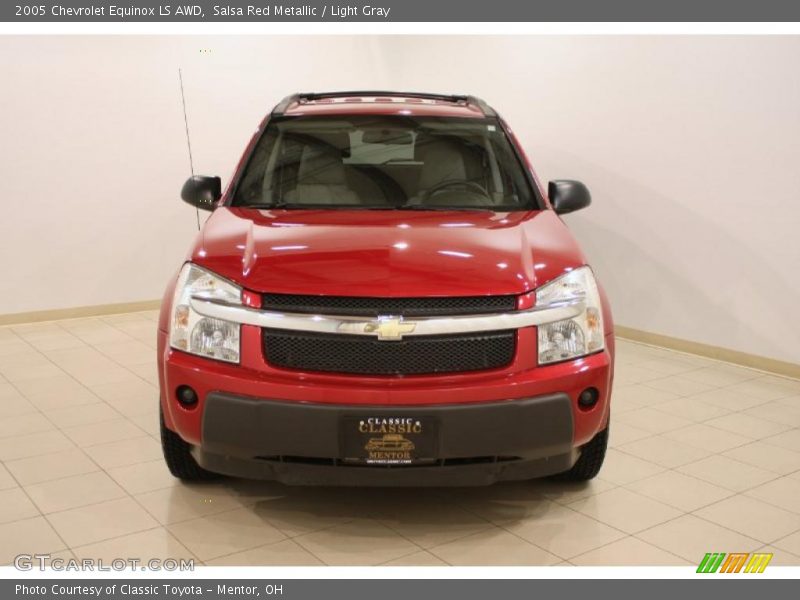 Salsa Red Metallic / Light Gray 2005 Chevrolet Equinox LS AWD
