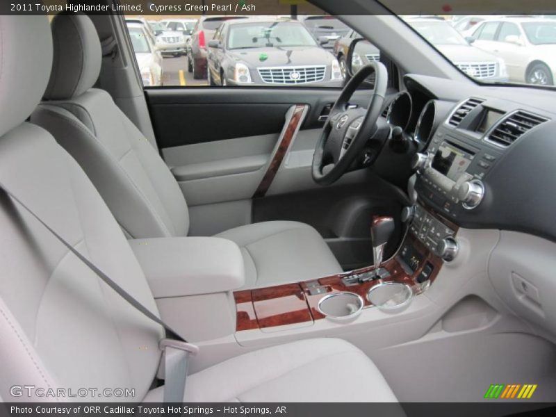  2011 Highlander Limited Ash Interior