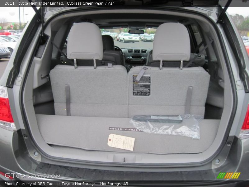  2011 Highlander Limited Trunk