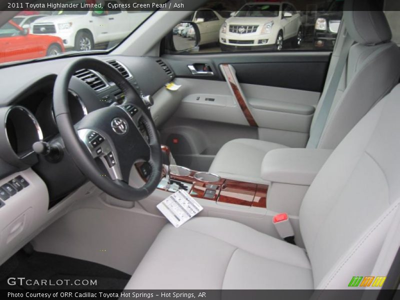  2011 Highlander Limited Ash Interior
