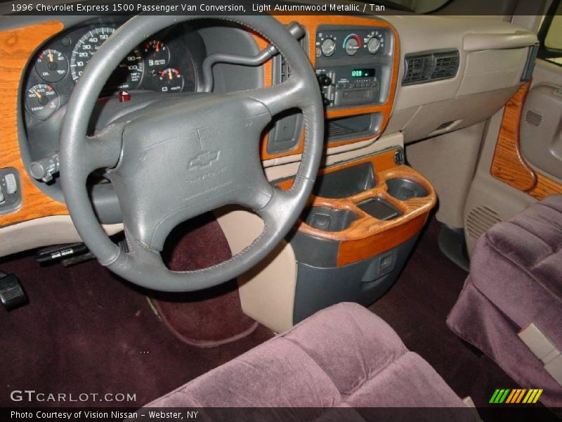 Light Autumnwood Metallic / Tan 1996 Chevrolet Express 1500 Passenger Van Conversion