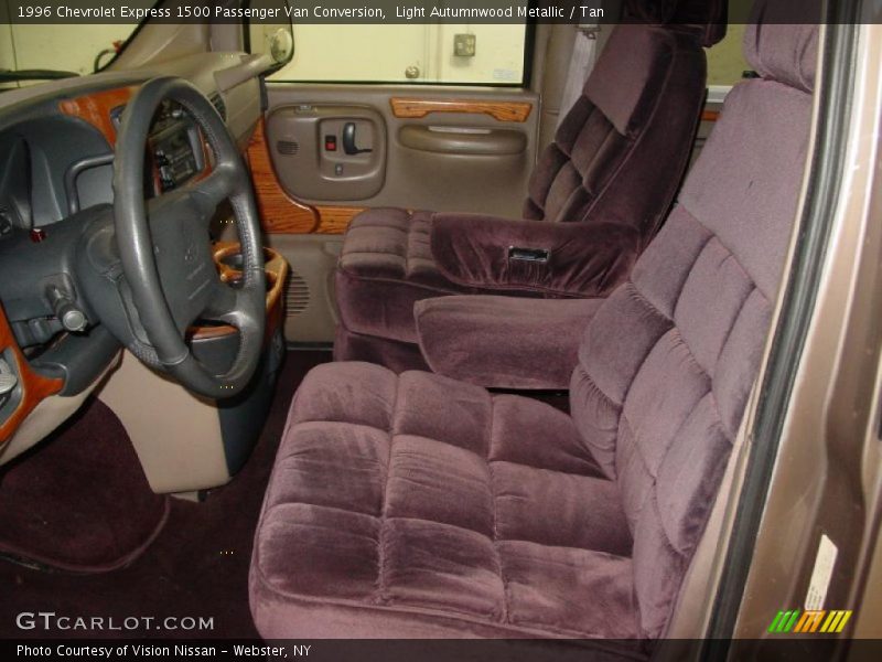 Light Autumnwood Metallic / Tan 1996 Chevrolet Express 1500 Passenger Van Conversion