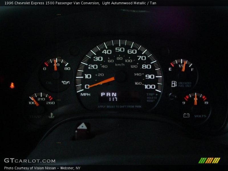 Light Autumnwood Metallic / Tan 1996 Chevrolet Express 1500 Passenger Van Conversion