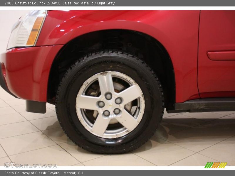 Salsa Red Metallic / Light Gray 2005 Chevrolet Equinox LS AWD