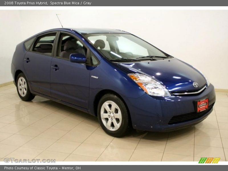 Spectra Blue Mica / Gray 2008 Toyota Prius Hybrid
