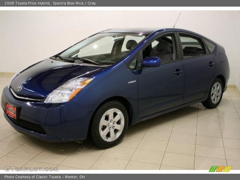 Spectra Blue Mica / Gray 2008 Toyota Prius Hybrid