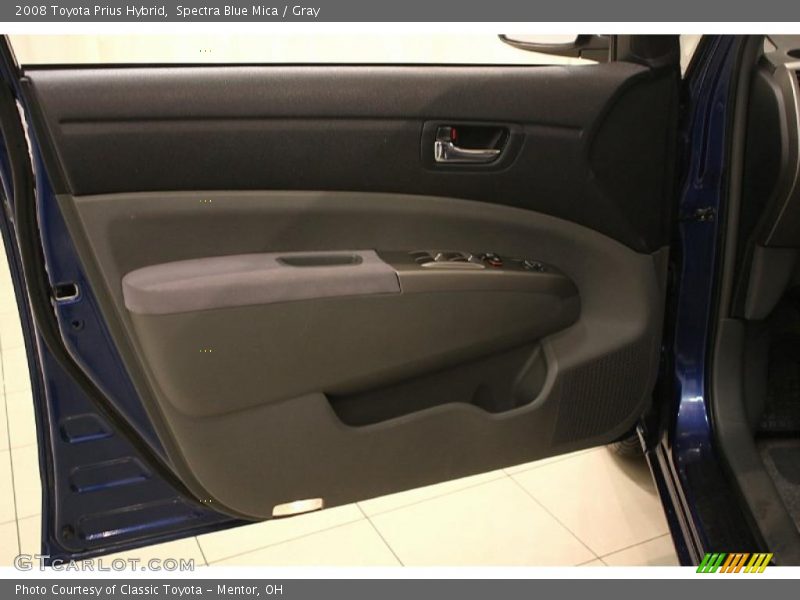 Spectra Blue Mica / Gray 2008 Toyota Prius Hybrid