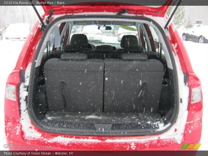 Molten Red / Black 2010 Kia Rondo LX