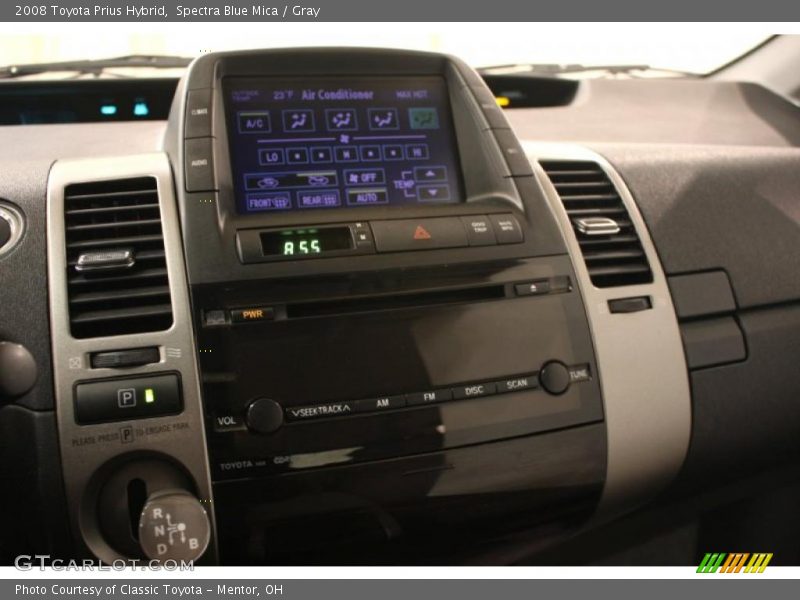Spectra Blue Mica / Gray 2008 Toyota Prius Hybrid