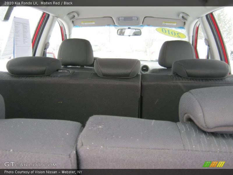 Molten Red / Black 2010 Kia Rondo LX