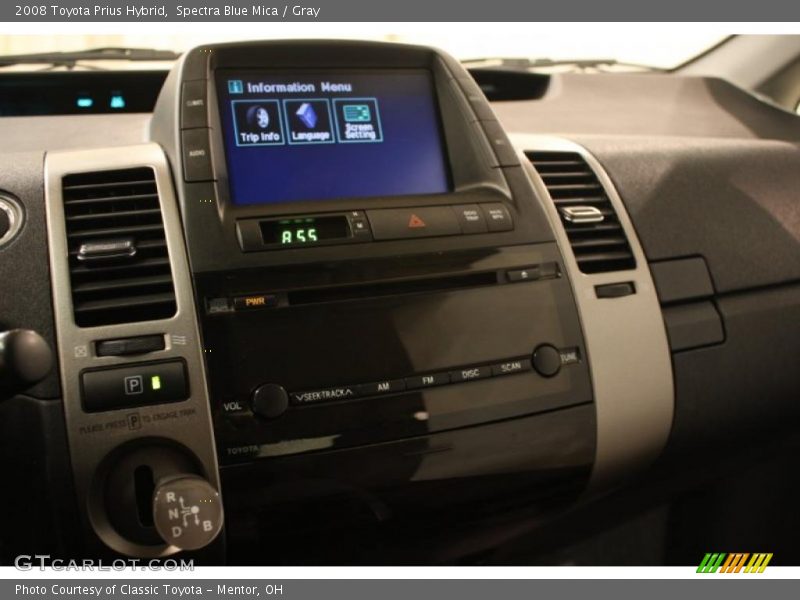 Spectra Blue Mica / Gray 2008 Toyota Prius Hybrid