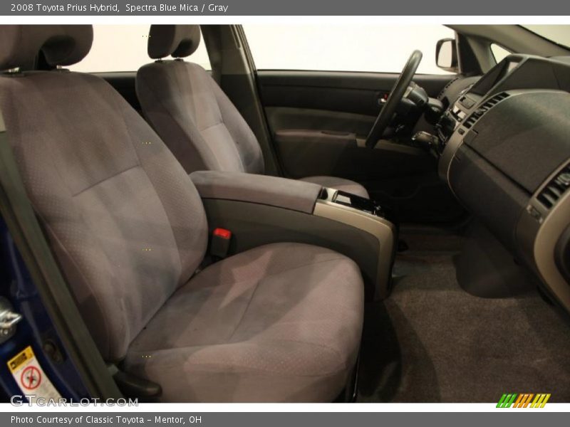 Spectra Blue Mica / Gray 2008 Toyota Prius Hybrid