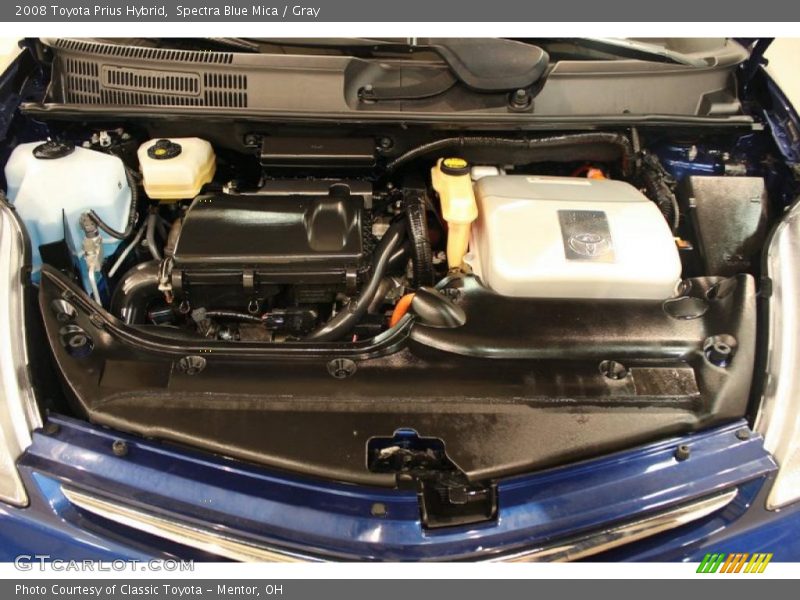 Spectra Blue Mica / Gray 2008 Toyota Prius Hybrid