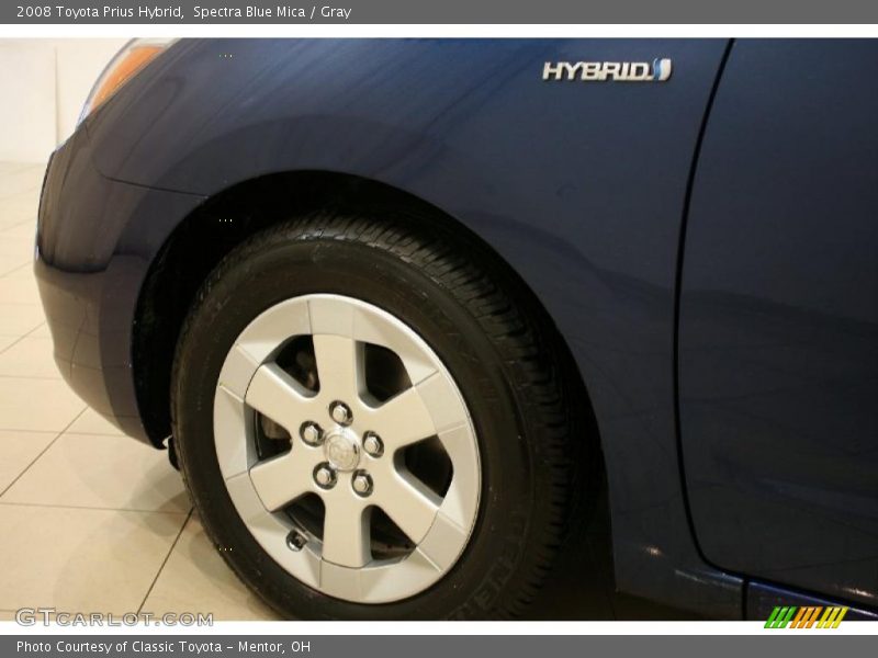 Spectra Blue Mica / Gray 2008 Toyota Prius Hybrid