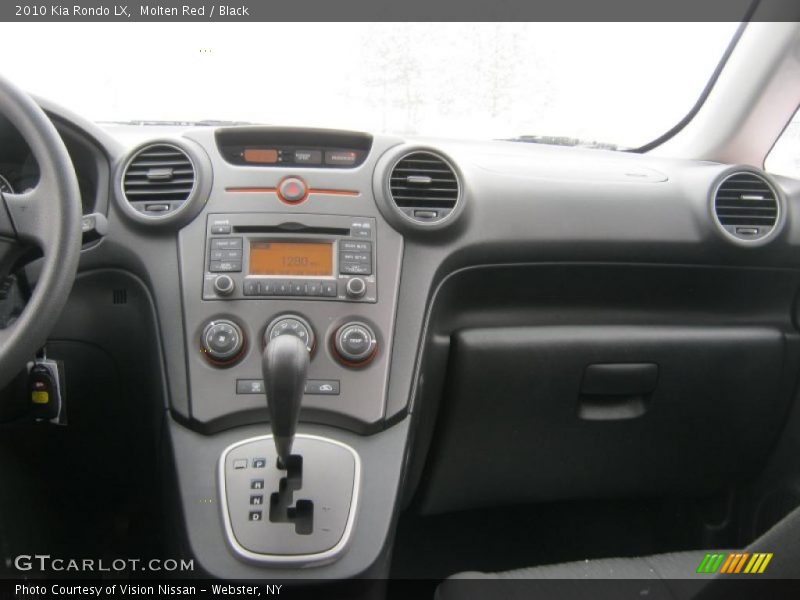 Molten Red / Black 2010 Kia Rondo LX
